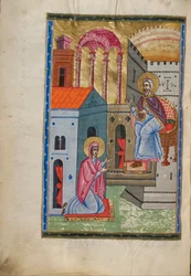 Hannah vor Eli, dem Hohepriester